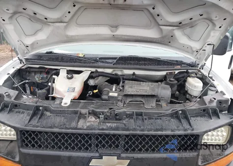 2013 Chevrolet Express 2500 Work Van из США, поврежденный, VIN 1GCWGFBA4D1101315